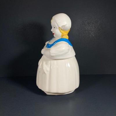 LOT 136: Vintage Shawnee Dutch Girl Cookie Jar