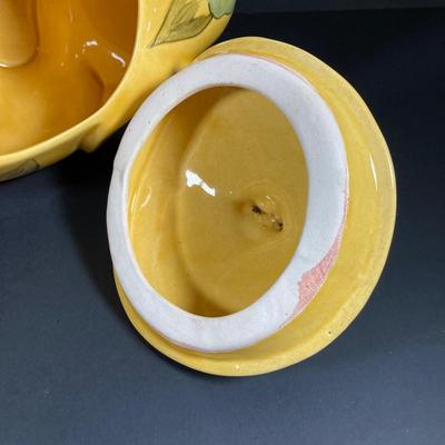 LOT 137: Ceramic Elephant Cookie Jar