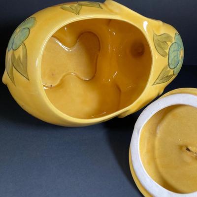 LOT 137: Ceramic Elephant Cookie Jar