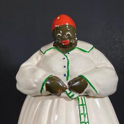 LOT 138: Vintage McCoy Black Americana Cookie Jar