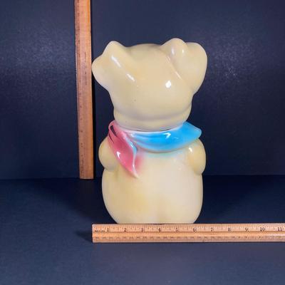 LOT 149: Vintage / Mid Century American Bisque Pig Cookie Jar