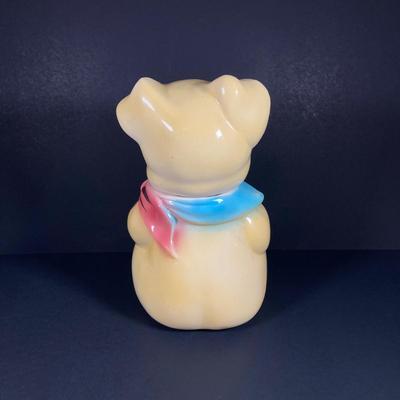 LOT 149: Vintage / Mid Century American Bisque Pig Cookie Jar
