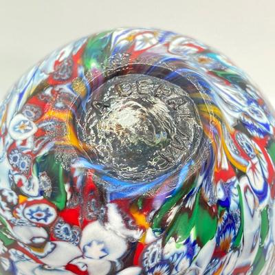 LOT 155: A DeAngelo Signed Art Glass Paperweight