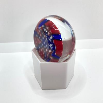 LOT 156: Collection of Three Art Glass Paperweights
