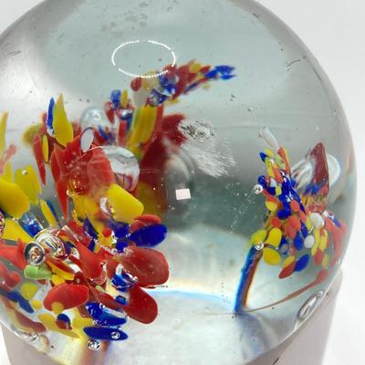 LOT 156: Collection of Three Art Glass Paperweights