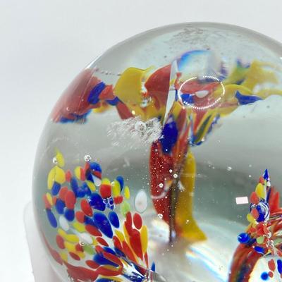 LOT 156: Collection of Three Art Glass Paperweights