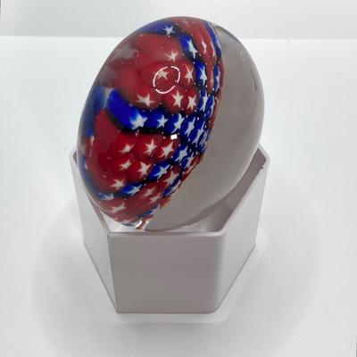 LOT 156: Collection of Three Art Glass Paperweights