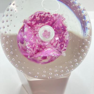 LOT 156: Collection of Three Art Glass Paperweights