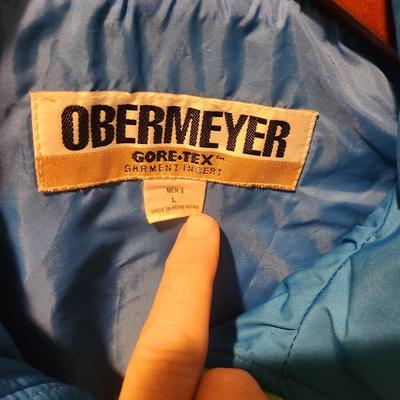 Vintage Obermeyer Gore-tex Lime Green White Head Sports Wear Champion De Haute Competition Mens Made in Hong Kong