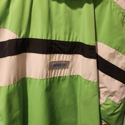 Vintage Obermeyer Gore-tex Lime Green White Head Sports Wear Champion De Haute Competition Mens Made in Hong Kong