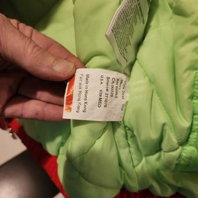 Vintage Obermeyer Gore-tex Lime Green White Head Sports Wear Champion De Haute Competition Mens Made in Hong Kong