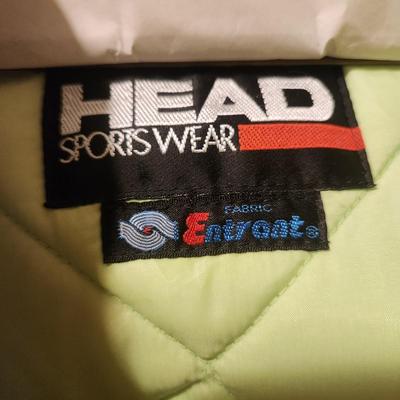 Vintage Obermeyer Gore-tex Lime Green White Head Sports Wear Champion De Haute Competition Mens Made in Hong Kong