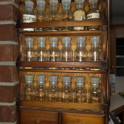 Vintage Wooden Spice rack