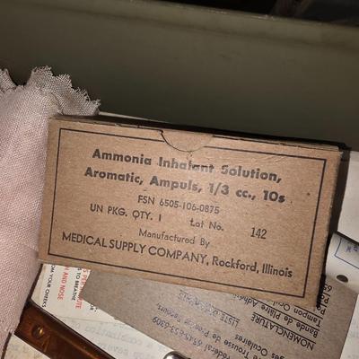 Military First Aid kit from early 1960s