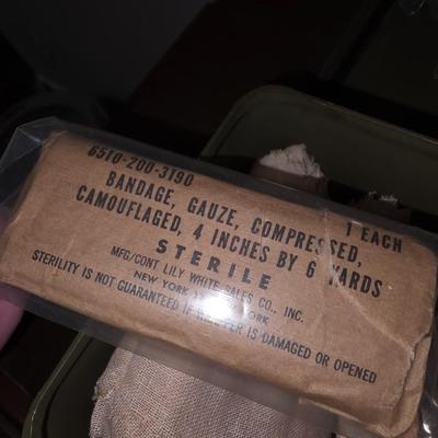 Military First Aid kit from early 1960s