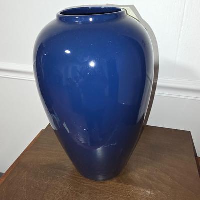 Large Deep Blue Vase