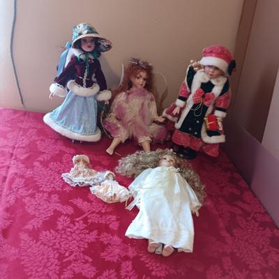 PORCELAIN ANGELS AND DOLLS