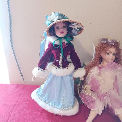 PORCELAIN ANGELS AND DOLLS