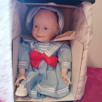 2 ASHTON-DRAKE PORCELAIN DOLLS AND YOLANDA'S PICTURE PERFECT BABIES