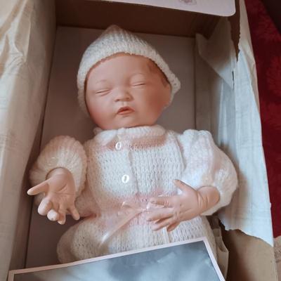 2 ASHTON-DRAKE PORCELAIN DOLLS AND YOLANDA'S PICTURE PERFECT BABIES