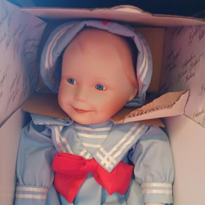 2 ASHTON-DRAKE PORCELAIN DOLLS AND YOLANDA'S PICTURE PERFECT BABIES