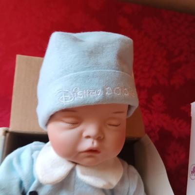 DISNEY'S BABY MICKEY AND BABY MINNIE PORCELAIN DOLLS BY ASHTON-DRAKE