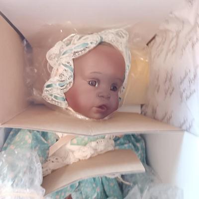 "DANIELLE" PICTURE PERFECT BABY, "DARLA" THE LITTLE RASCALS AND A THIRD PORCELAIN DOLL