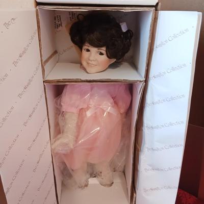 "DANIELLE" PICTURE PERFECT BABY, "DARLA" THE LITTLE RASCALS AND A THIRD PORCELAIN DOLL