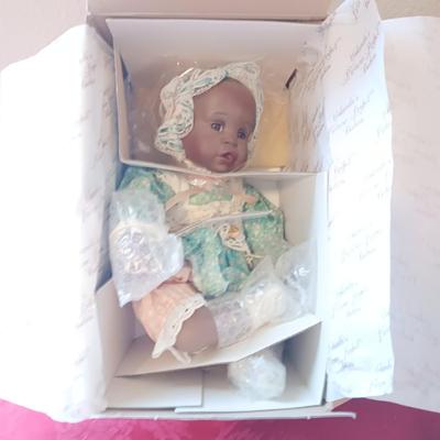 "DANIELLE" PICTURE PERFECT BABY, "DARLA" THE LITTLE RASCALS AND A THIRD PORCELAIN DOLL