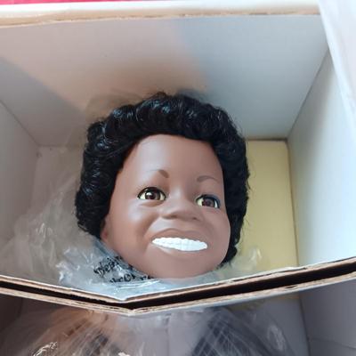"BUCKWHEAT", "ALFALFA" & "SPANKY" PORCELAIN DOLLS FROM THE LITTLE RASCALS