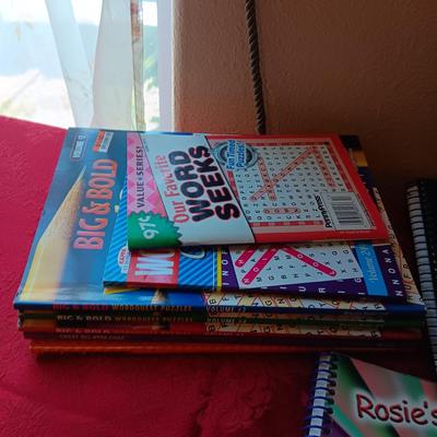 WORDQUEST PUZZLES AND A VARIETY OF BOOKS