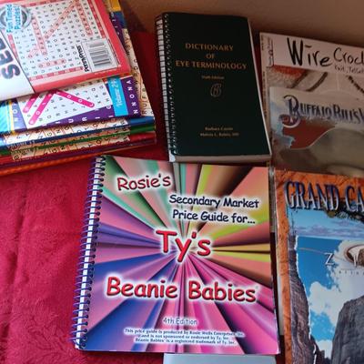 WORDQUEST PUZZLES AND A VARIETY OF BOOKS