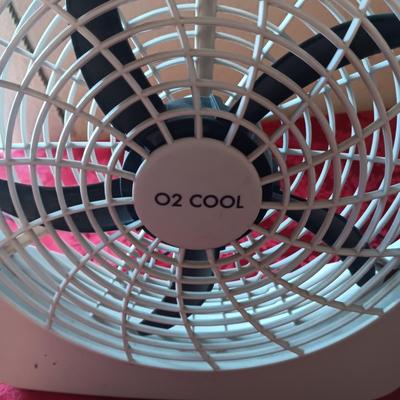 LE ADJUSTABLE LIGHT, TABLETOP FAN AND A SURGE BOX