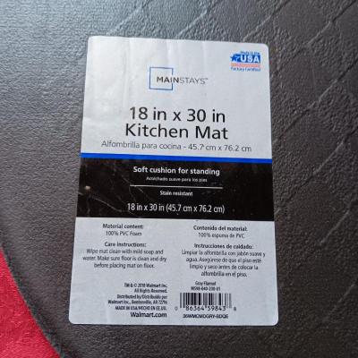 BORDEN-WEIL CHICAGO CAN, 2 WALKING STICKS AND A KITCHEN MAT