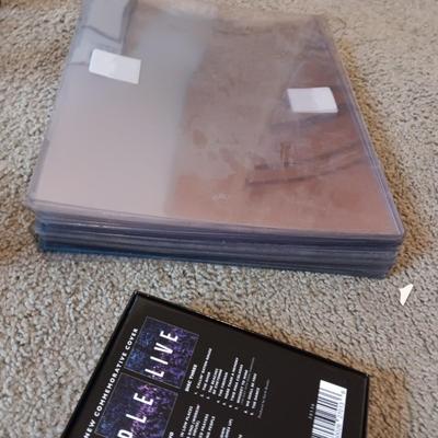 VELBON CX 580 ADJUSTABLE TRIPOD, THICK PAGE PROTECTORS AND GARTH BROOKS ON CD