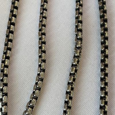 20” David Yurman sterling silver box chain