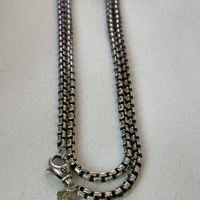 20” David Yurman sterling silver box chain