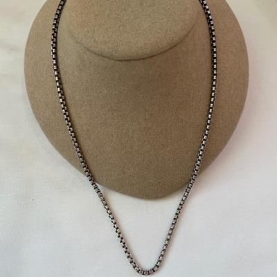20” David Yurman sterling silver box chain