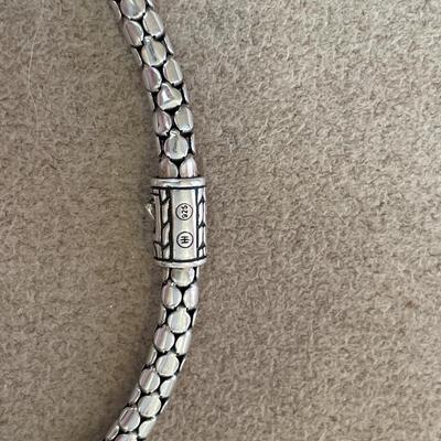 John Hardy Sterling silver chain 72” long