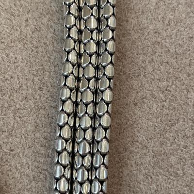 John Hardy Sterling silver chain 72” long