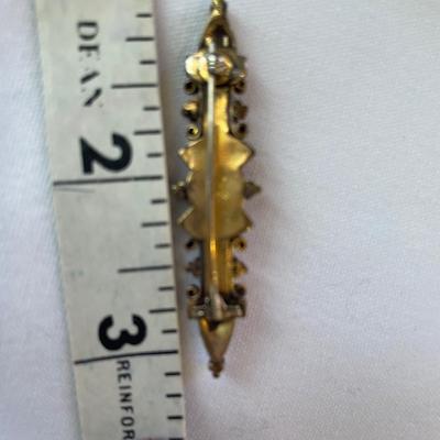 Victorian and Mexican brooches