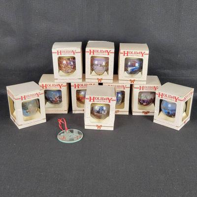 TDU108 Beautiful New Holland Tractor Christmas Ornaments