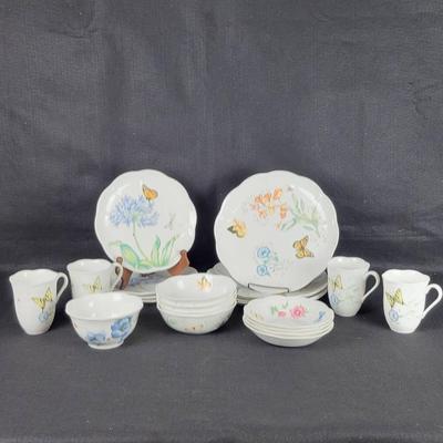 Set Of Lenox "Butterfly Meadow" 