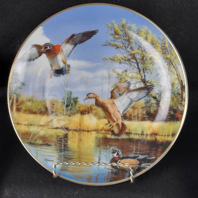 SAR114 (4) Danbury Mint Collectible Duck Plates