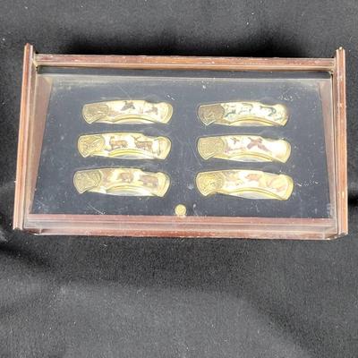 TDU115 Boxed Set Of Franklin Mint Collector Knives