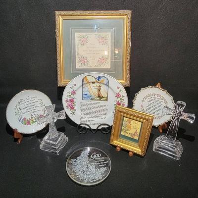 TDU150 Blessings: Lenox "Wedding Promises" Crystal Cross, Studio Crystal Cross, Etc