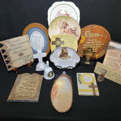 TDU151 Blessings II: 60s-70s Multi Products Plaque, 1960s Plate By Dee Bee Imports,