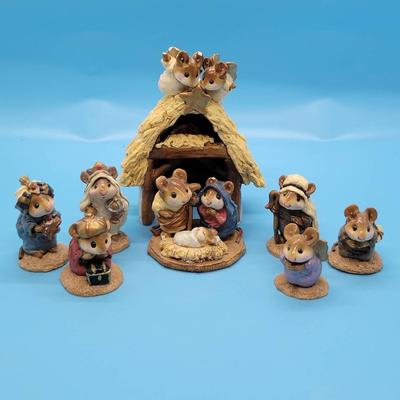 Wee Forest Folk Complete Nativity Set