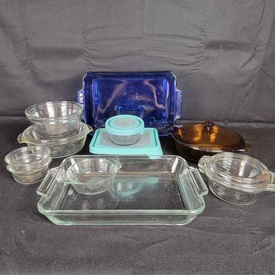 CHA177 Assorted Anchor Hocking Baking/Mixing/Storing