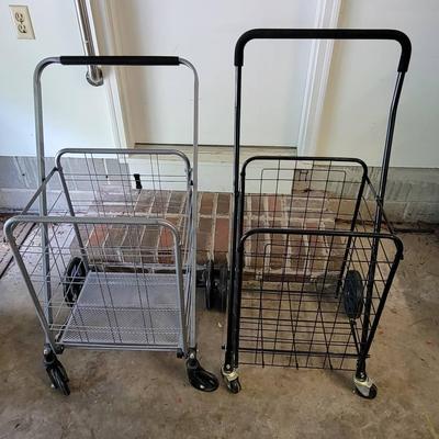 CHA219 (2) Folding Shopping Carts